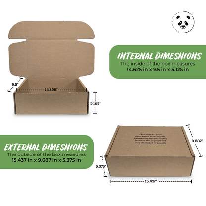 COMBO Pack - Replacement Shoe Boxes (50 Large and 50 Small)