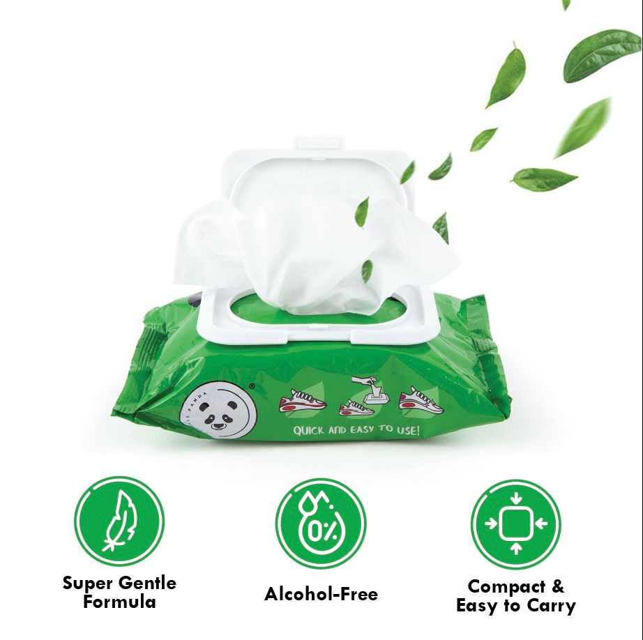 PANDA Shoe Cleaning Wipes. Removes Dirt, Grime, Dust, etc! Clean Sneak –  Reselling supplies BY resellers FOR resellers